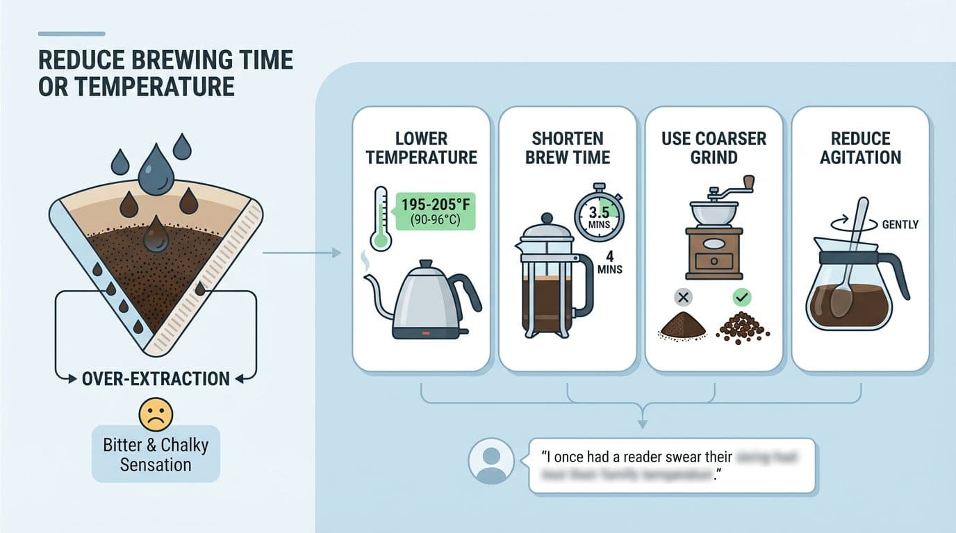 Reduce Brewing Time or Temperature