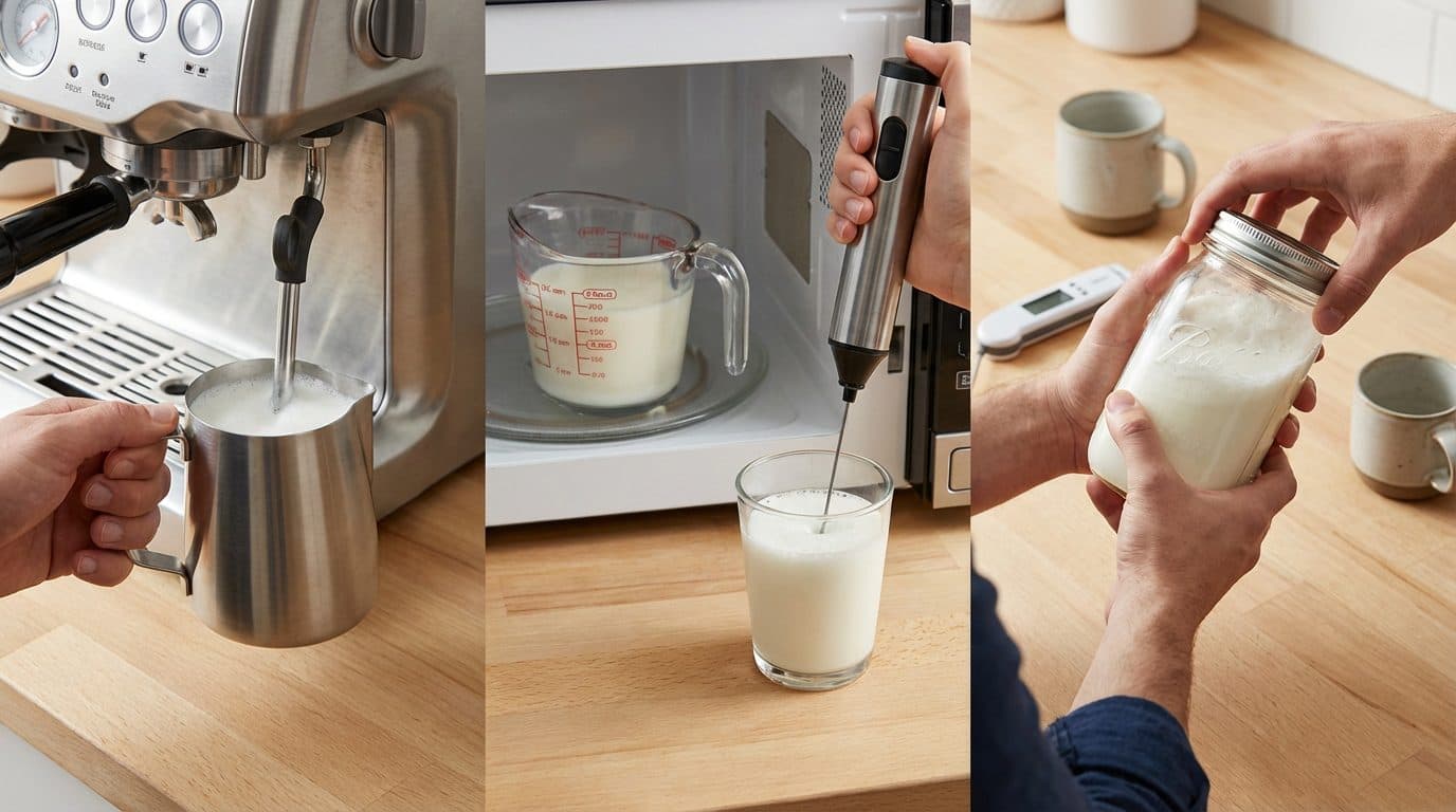 Step 3: Steam or Froth Your Milk