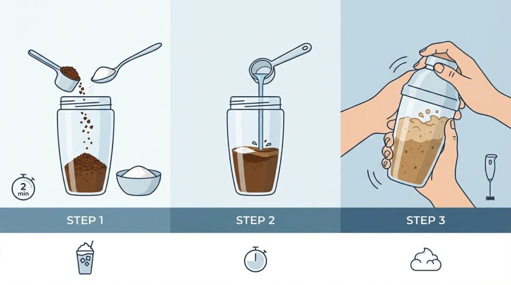 Step-by-Step Greek Frappé Recipe