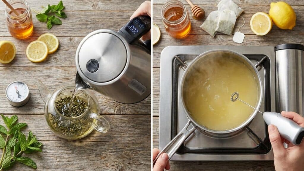 Step-by-Step Honey Citrus Mint Tea Recipe