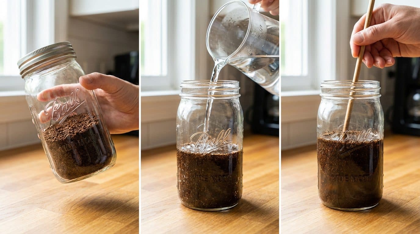 Step-by-Step: How to Make Cold Brew in a Mason Jar Overnight