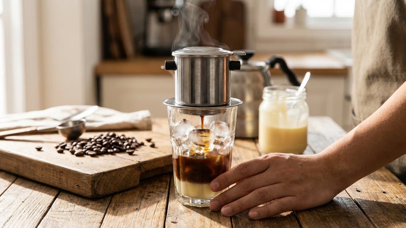 Step-by-Step Vietnamese Iced Coffee Recipe
