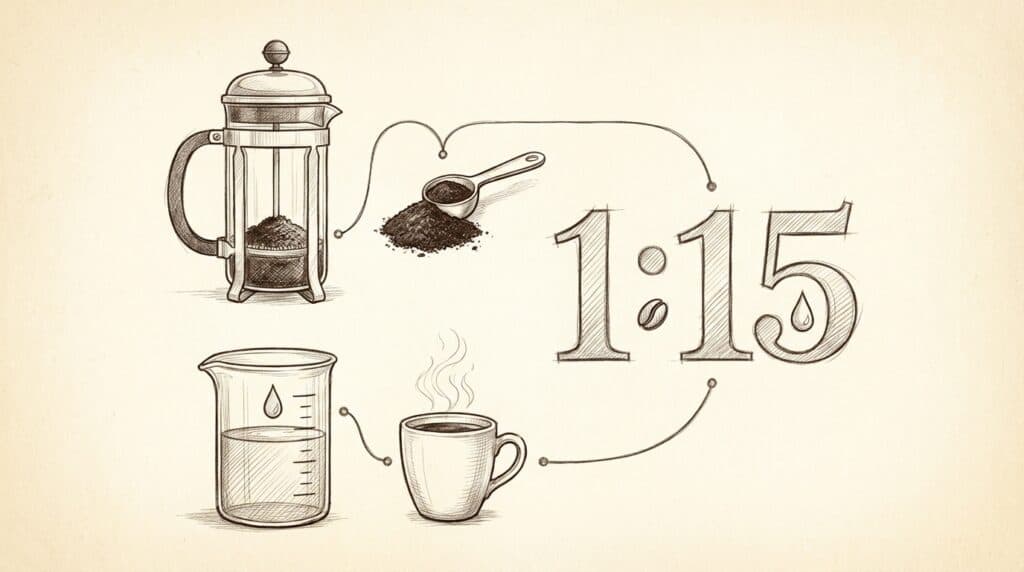 The French Press Coffee Ratio Explained