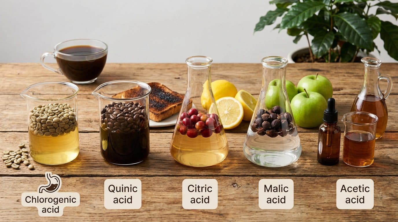 The Main Acids in Coffee