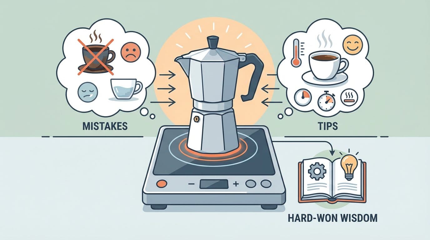 Tips for Brewing with Stainless Steel Moka Pots on Induction