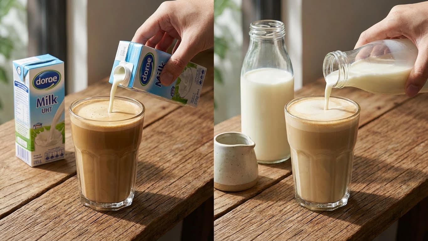 UHT Milk vs. Fresh Milk for Coffee: Taste Difference