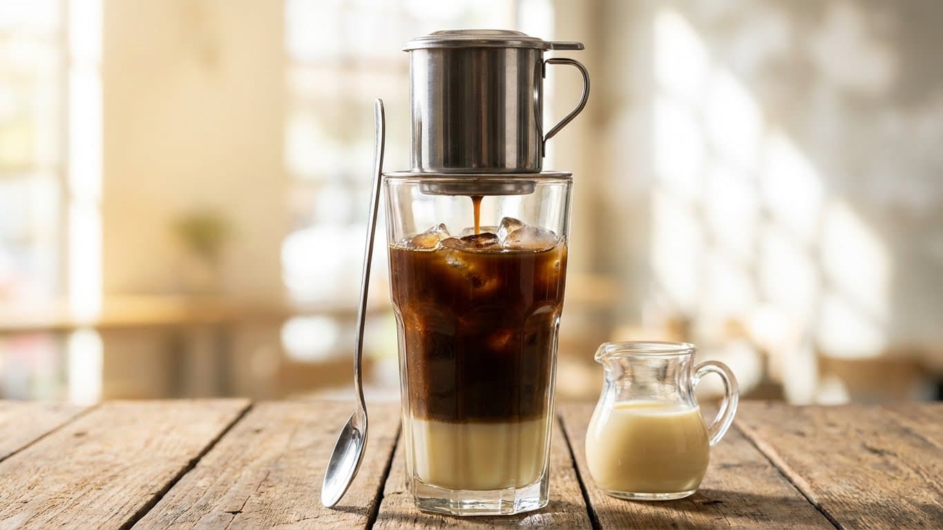 Vietnamese Iced Coffee (Ca Phe Sua Da) Authentic Recipe