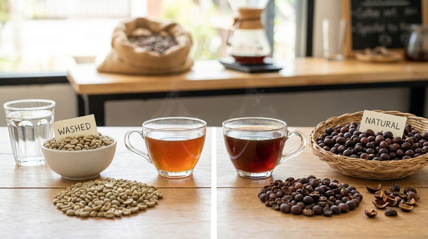 What Is “Washed” vs “Natural” Process Coffee and How Does It Affect Flavor?