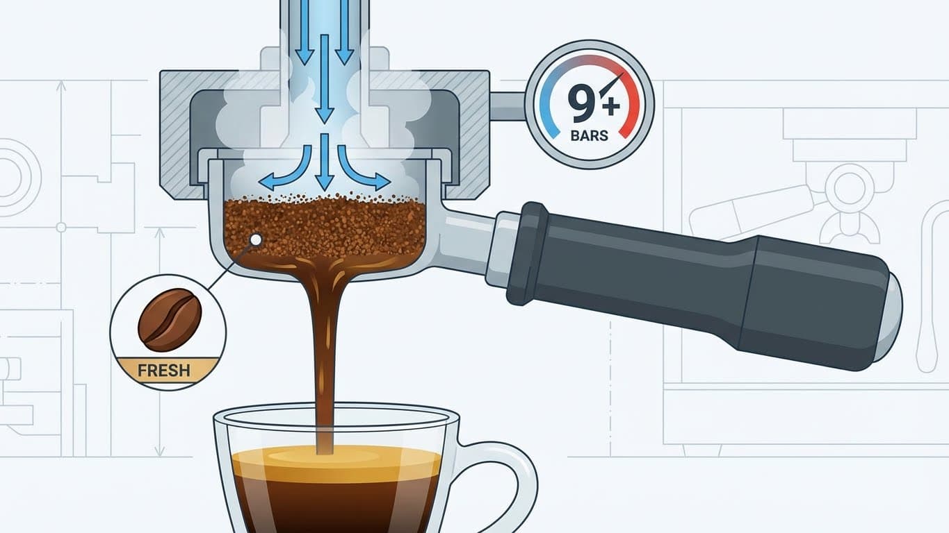 What Makes an Espresso Machine Actually Produce Crema?