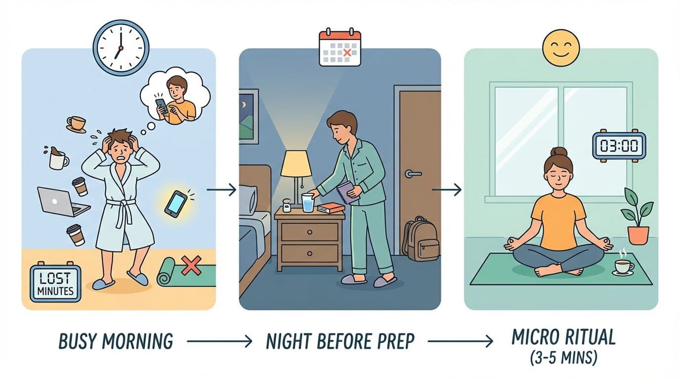 What if I don't have time for a ritual on busy mornings?