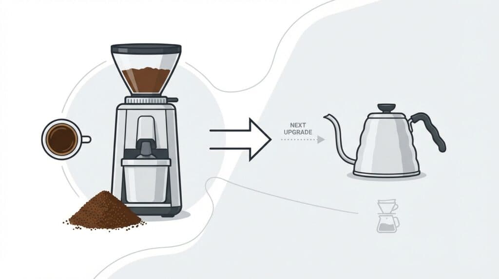 What's more important: gooseneck kettle or good grinder?