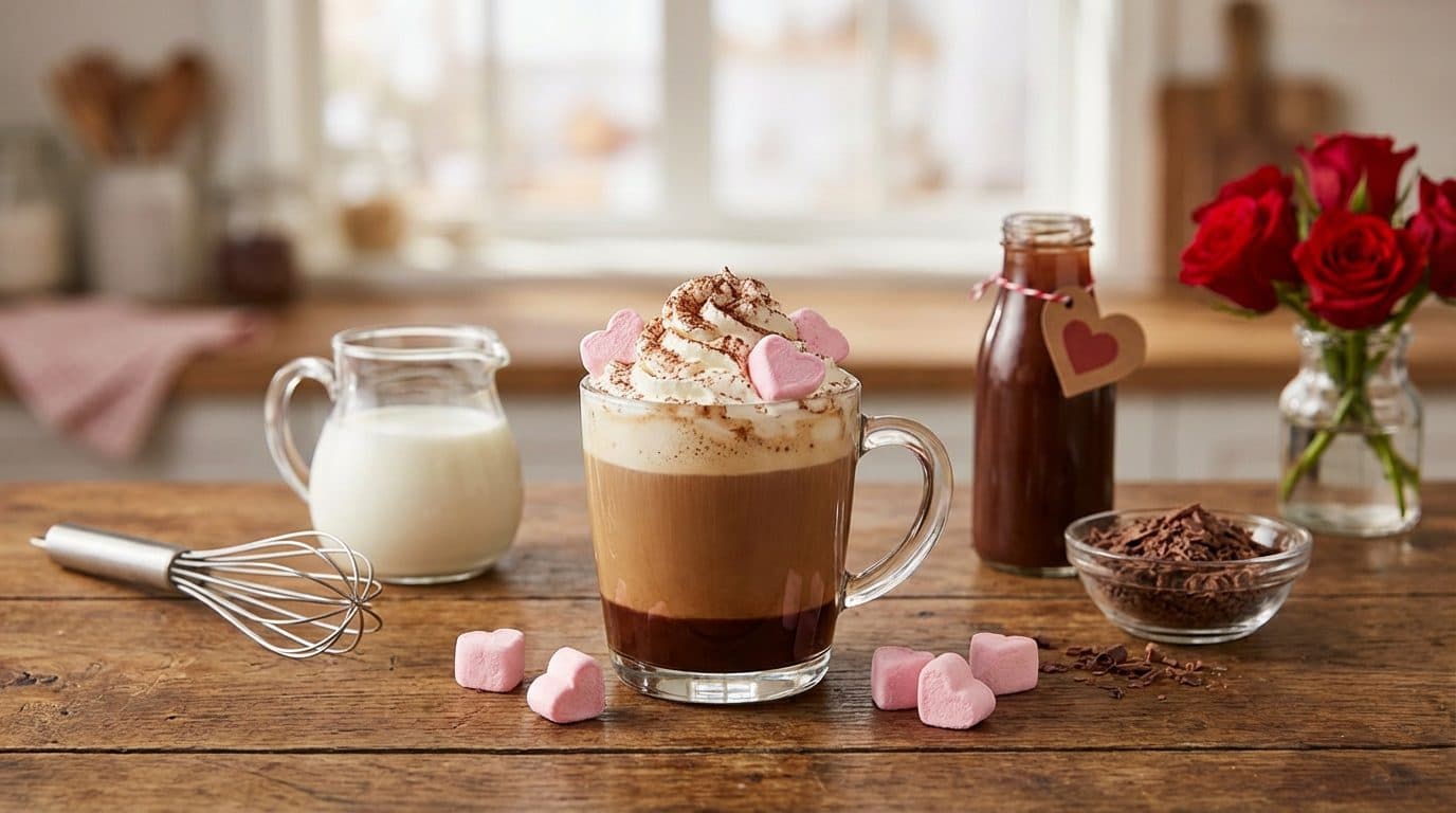 What's the easiest Valentine's Day coffee drink to make?