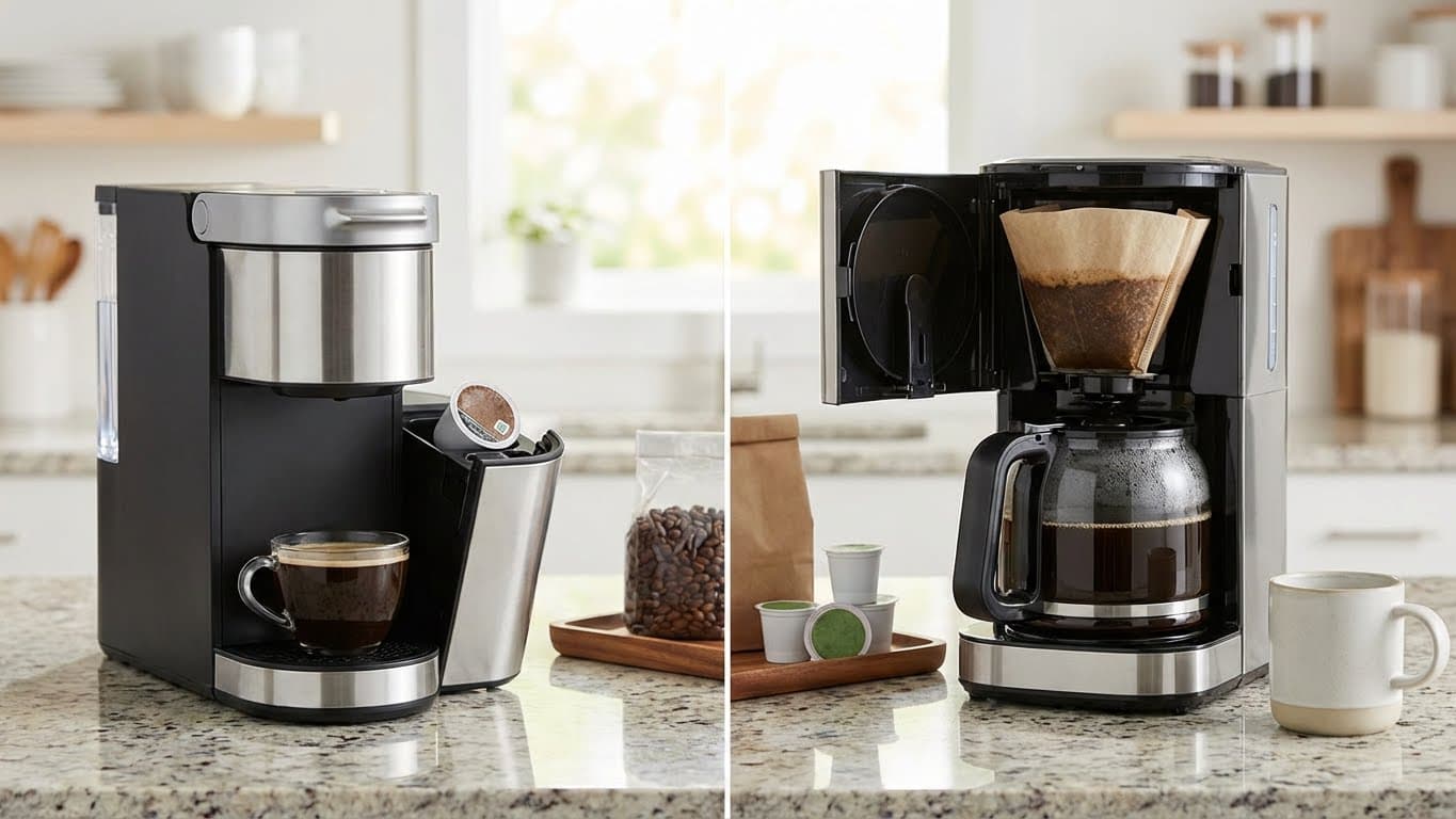 What's the easiest coffee brewing method for avoiding mess?