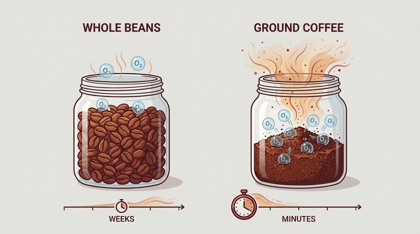 Whole Beans vs. Ground Coffee: Why It Matters