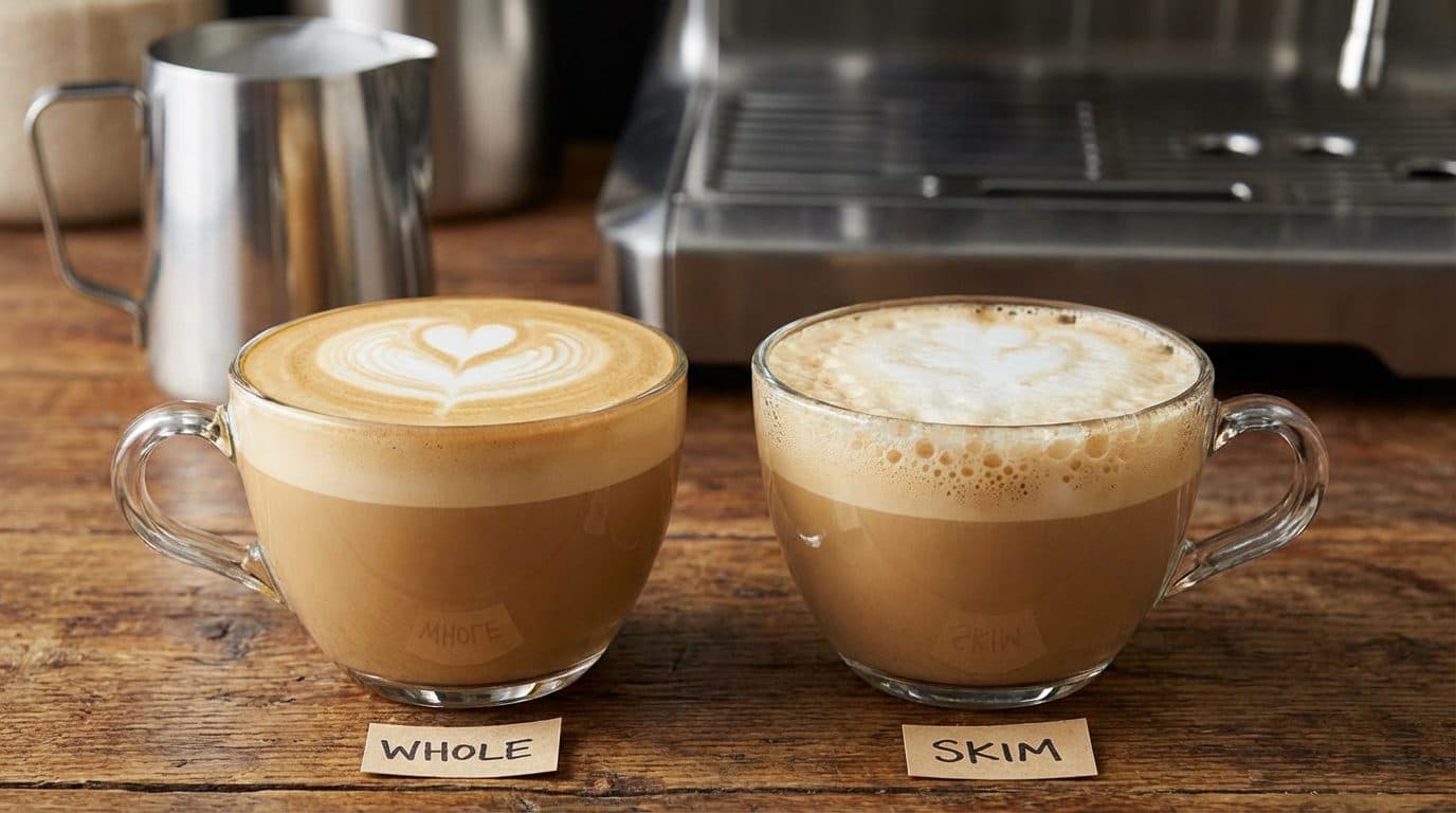 Whole Milk vs. Skim Milk: Which Froths Better?
