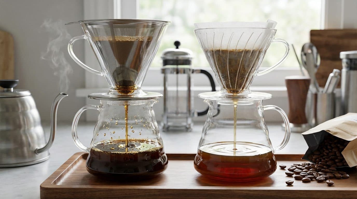 Why Brew Coffee Using a Metal Mesh Filter?