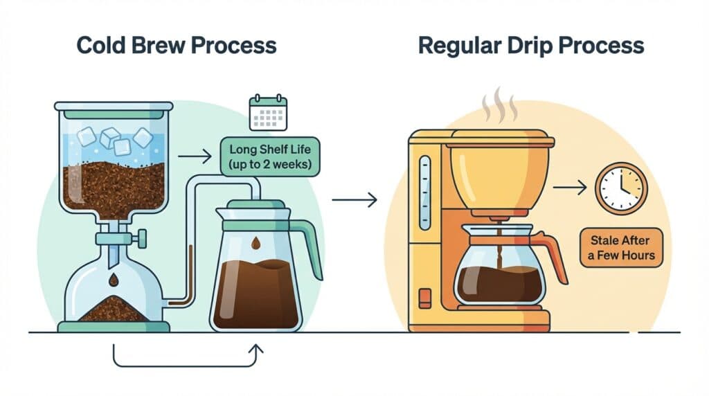Why Does Cold Brew Last Longer Than Regular Coffee?