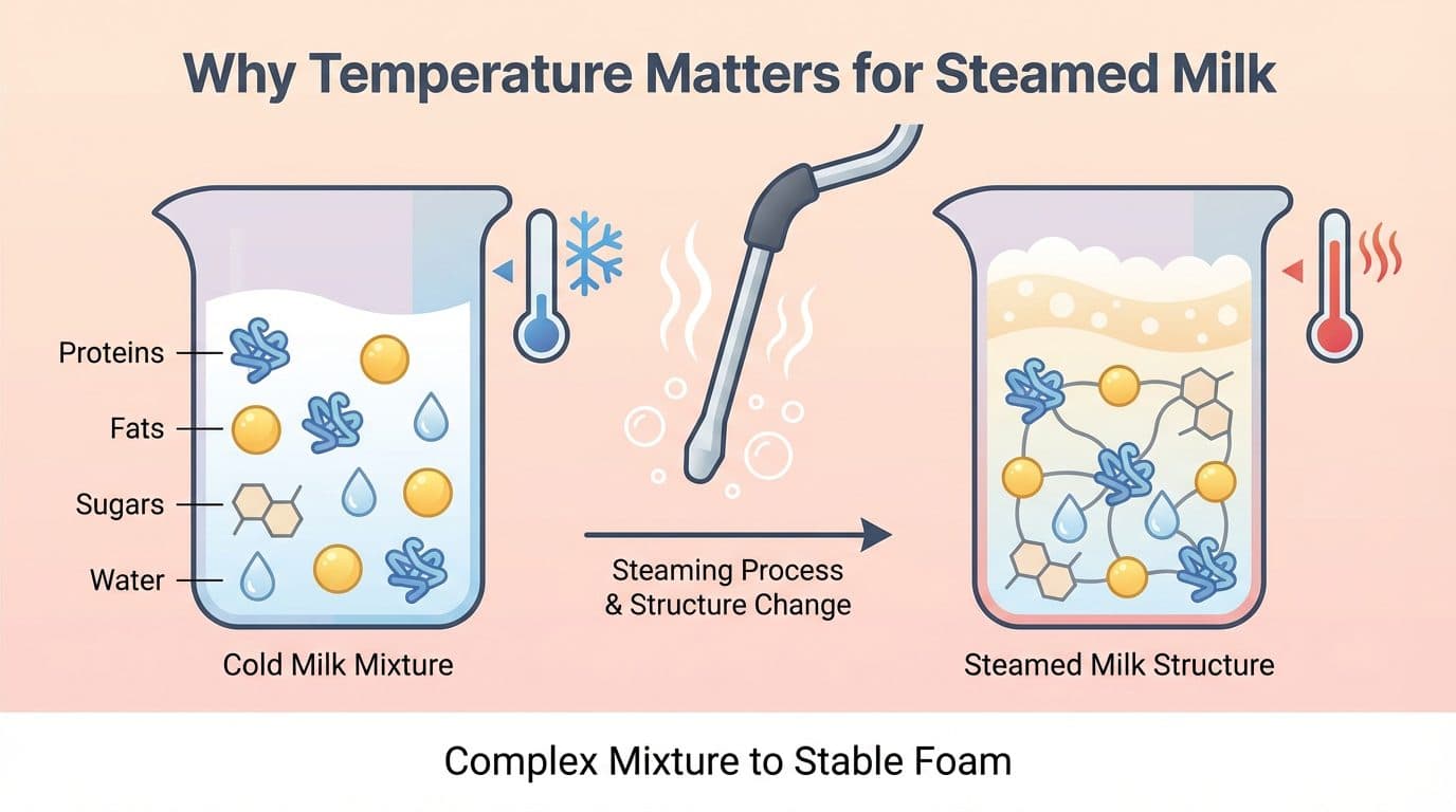 Why Temperature Matters for Steamed Milk