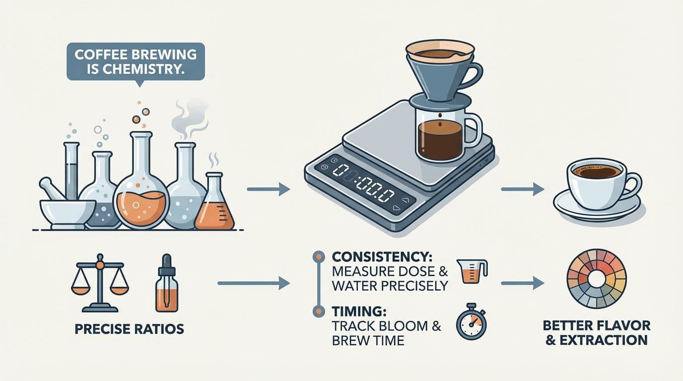 Why a Coffee Scale with Timer Matters for Home Brewing